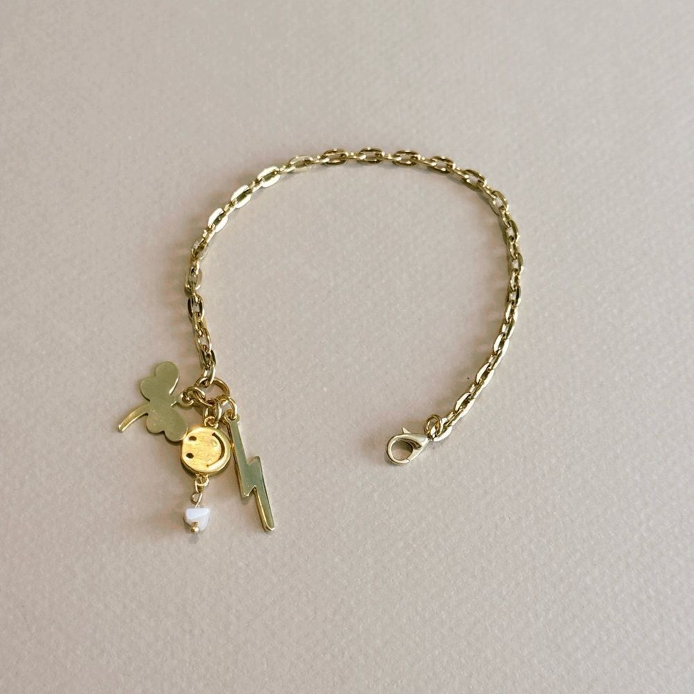 Smiley face bracelet  R819